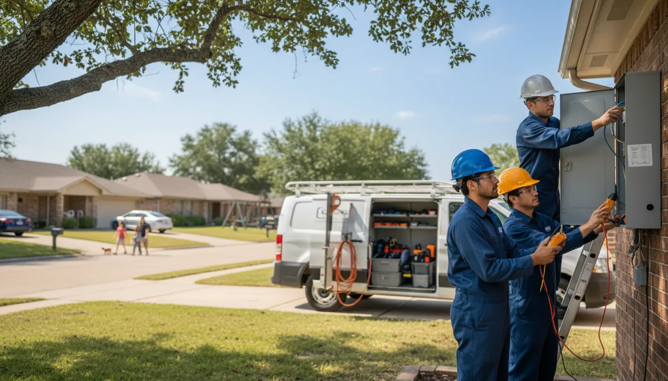 Certified electrician providing emergency electrical services in Hebron, MD